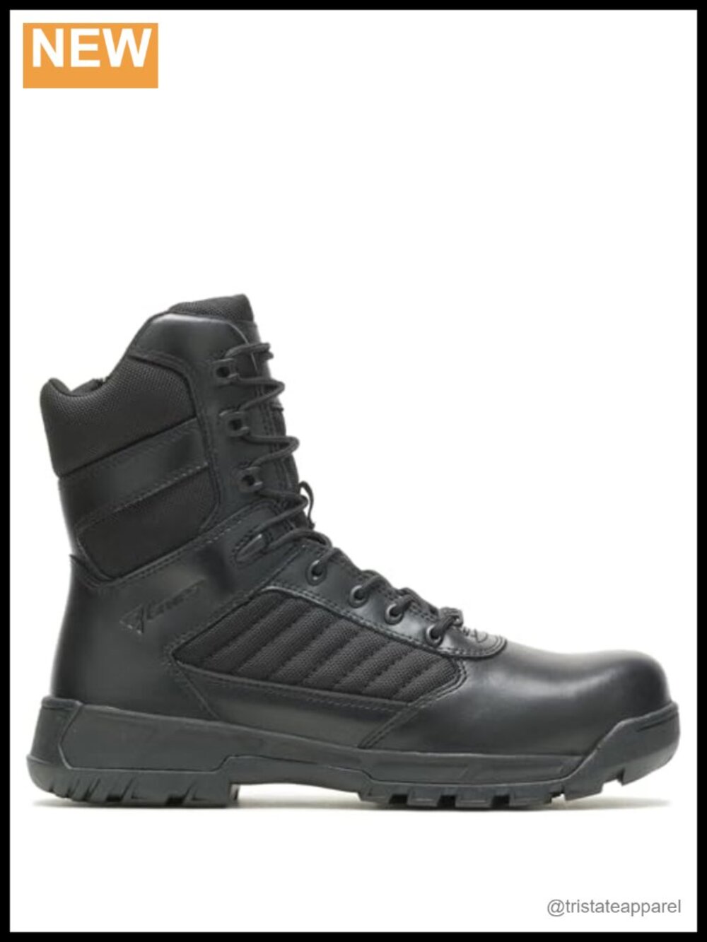 Bates Unisex8 Black Tactical Sport 2 Tall Comp Toe SR Side-Zip Boot